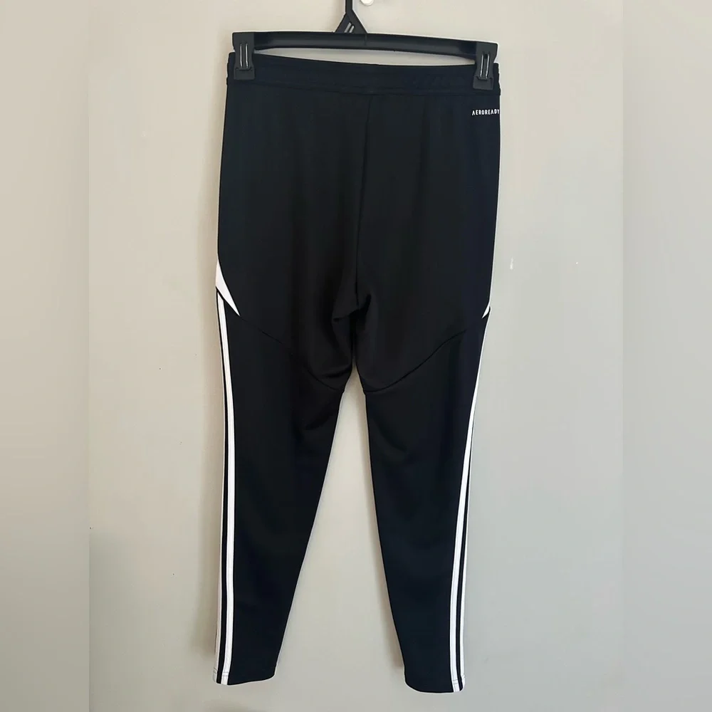 Adidas Men’s Training Pants IP1952 Black & White Size Small - Picture 6 of 13